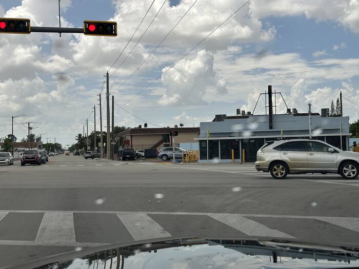 NW 27th Ave & Ali Baba Ave, existing conditions view 2