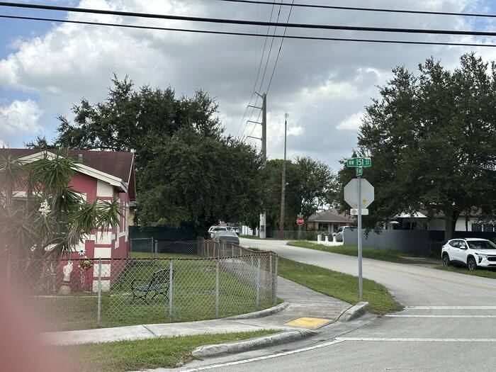 Existing conditions at Ali Baba Ave & NW 151st St