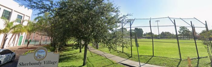 Existing conditions at Sherbondy Park