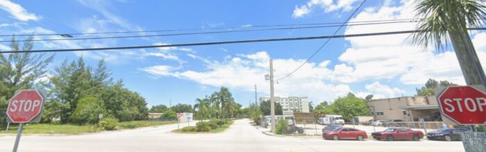 Existing conditions at Ali Baba Ave & Sharazad Blvd