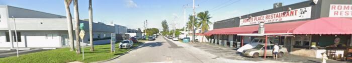 Existing conditions at NW 135th St & NW 45th Ave