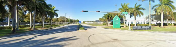 Existing conditions at Executive Airport perimeter